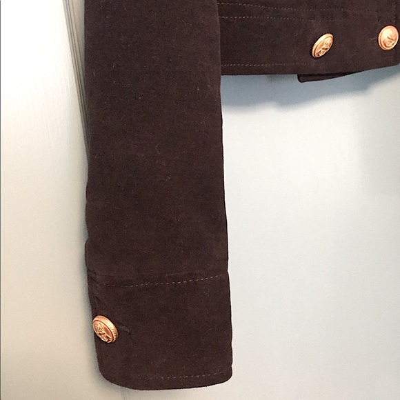 Zara NWOT Black Cropped Velveteen Jacket - Picture 10 of 15